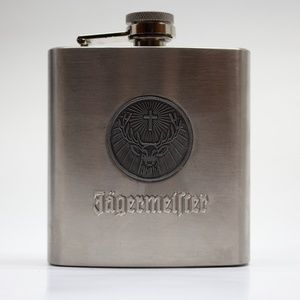 Jagermeister Stainless Steel Flask 6 oz.